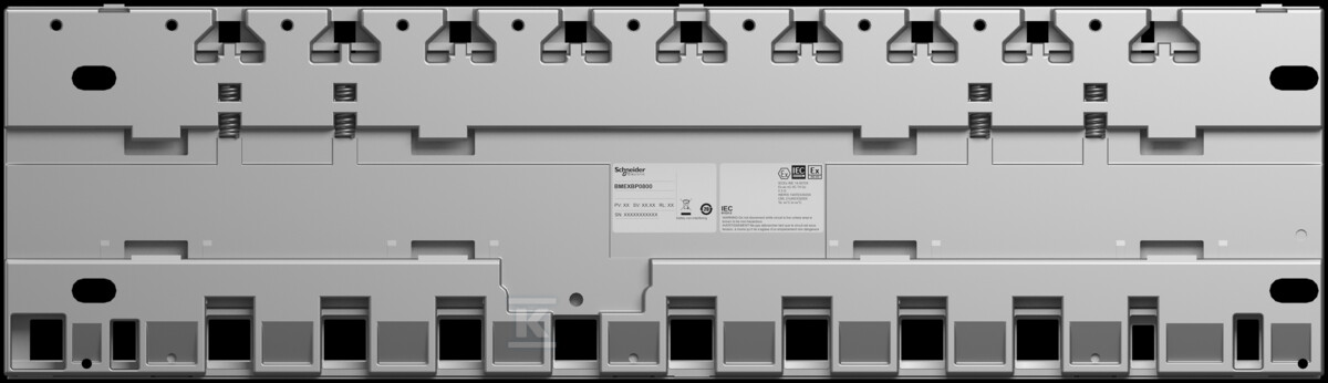 Plaque de base, 8 trous, Ethernet - BMEXBP0800