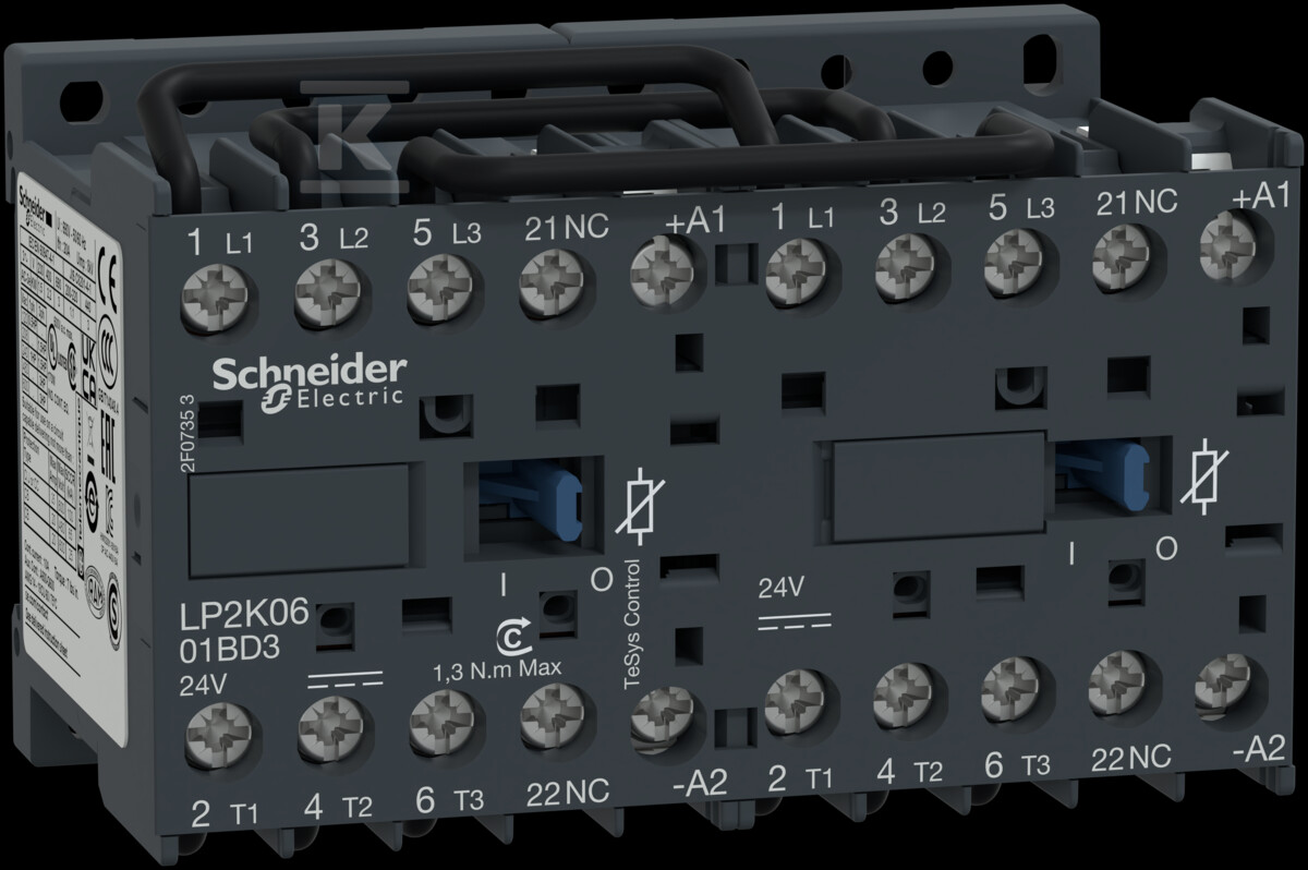 Контактор зворотний TeSys K, 9A, 3P, - LP2K0901BD3