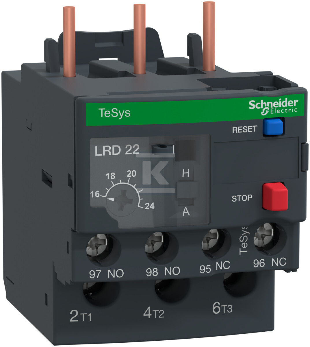 TeSys LRD 16-24A thermal overload - LRD22