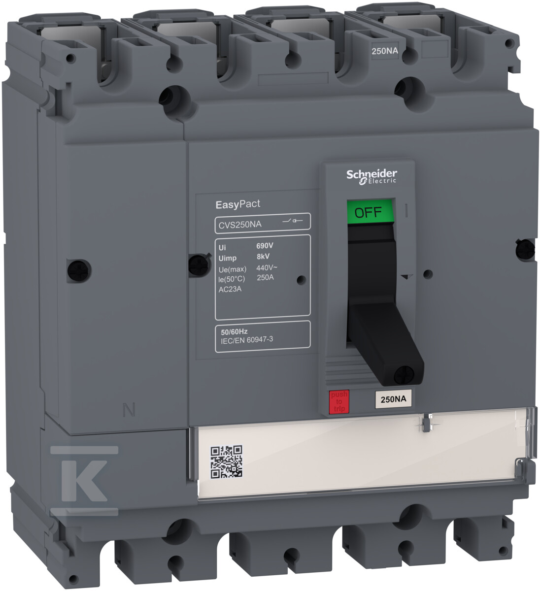 Роз'єднувач Easypact CVS160NA 160A 4P - LV516426