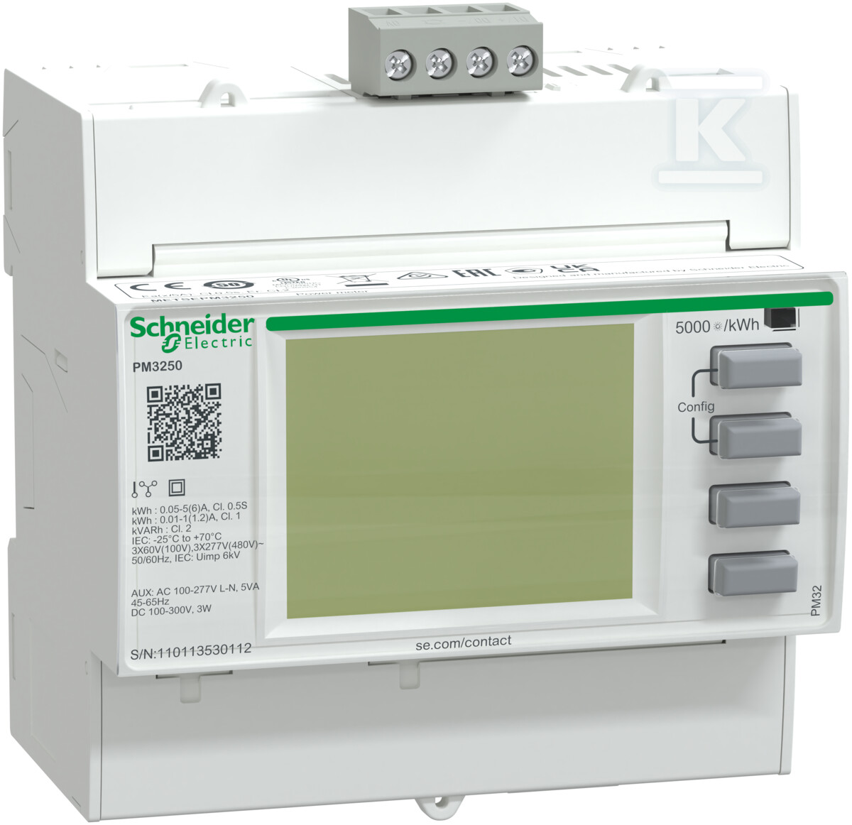 Miernik parametrów sieci PM3250 - METSEPM3250