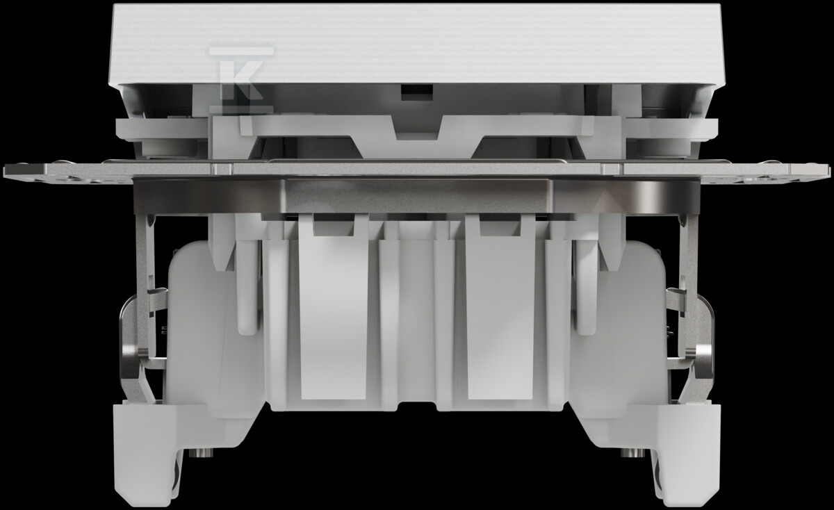 Łącznik krzyżowy bez ramki, aluminium - EPH0500161