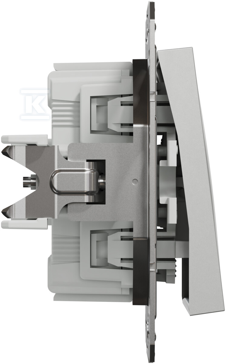 Łącznik krzyżowy bez ramki, aluminium - EPH0500161