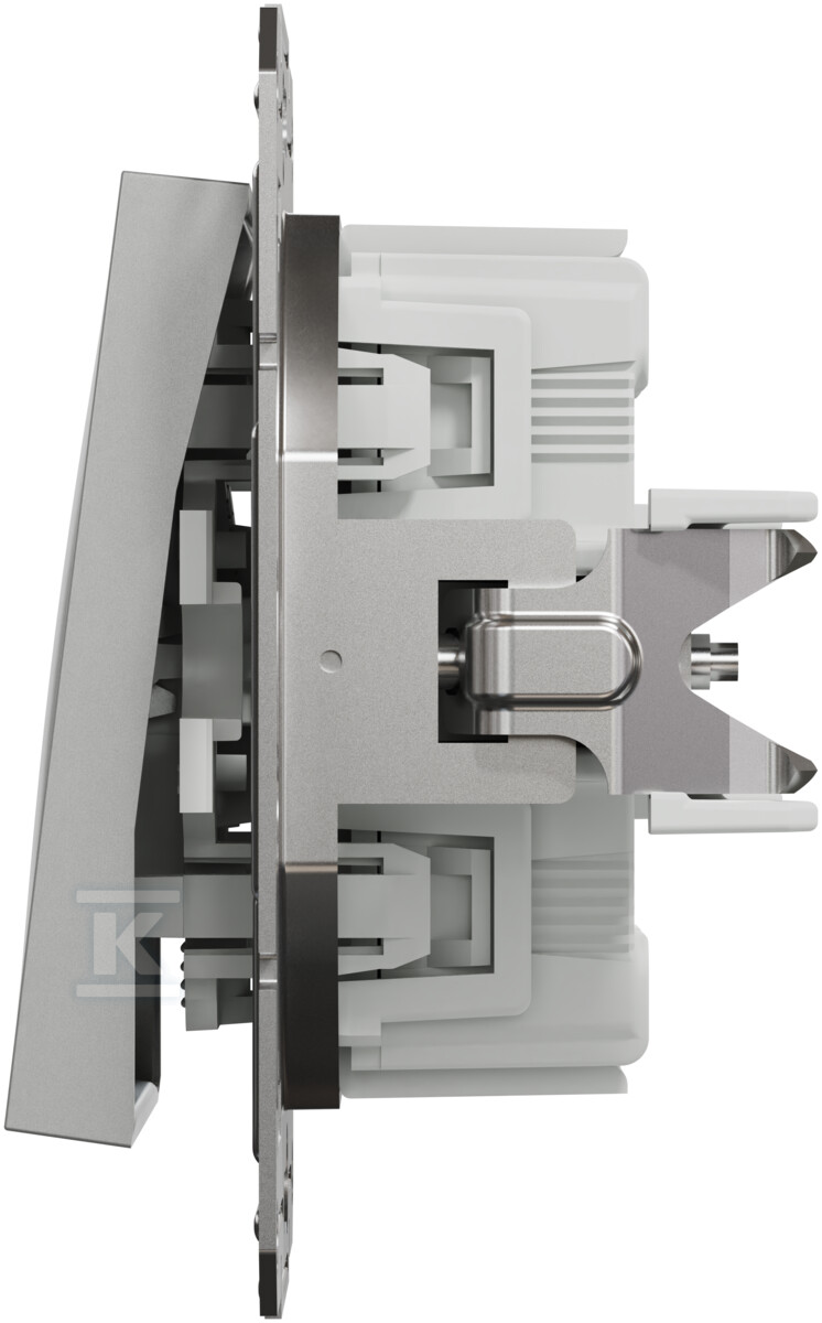 Łącznik krzyżowy bez ramki, aluminium - EPH0500161