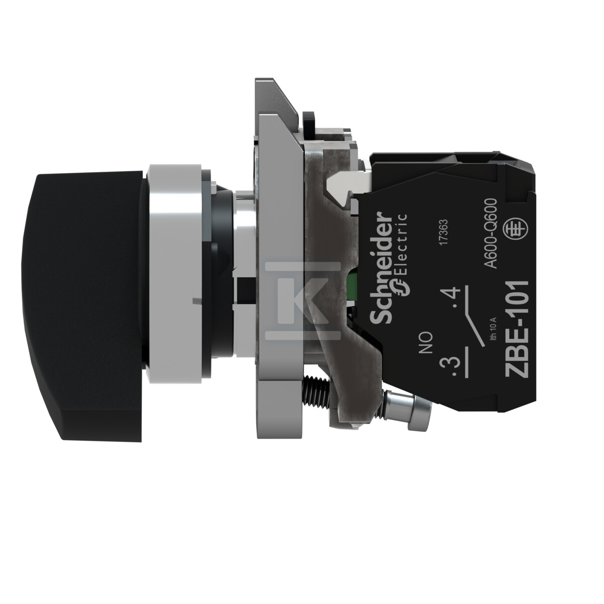 2-position switch black long feather - XB4BJ21EX