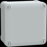 Puszka ABS nieprzezroczysta pokrywa 116 x 116 x 62 mm