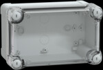 Puszka ABS przezroczysta pokrywa 192 x 121 x 105 mm