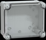 Puszka ABS przezroczysta pokrywa 192 x 164 x 105 mm