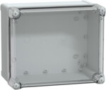 Puszka ABS przezroczysta pokrywa 291 x 241 x 168 mm