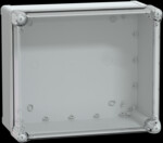 Puszka ABS przezroczysta pokrywa 341 x 291 x 168 mm