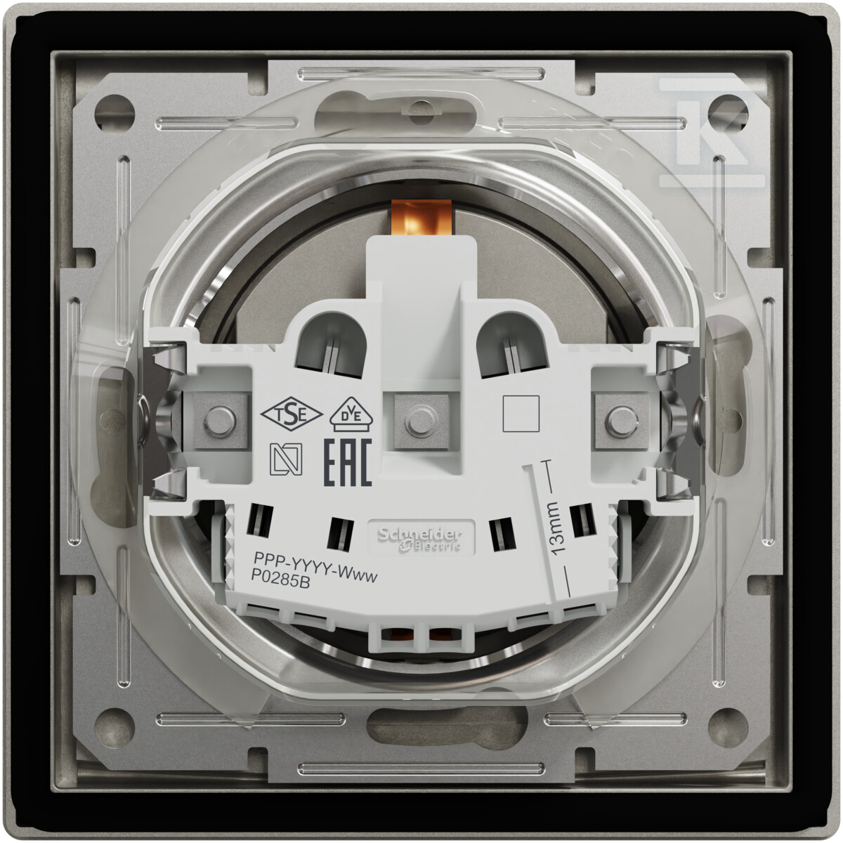 Розетка SCHUKO IP44 з рамою - EPH3100369