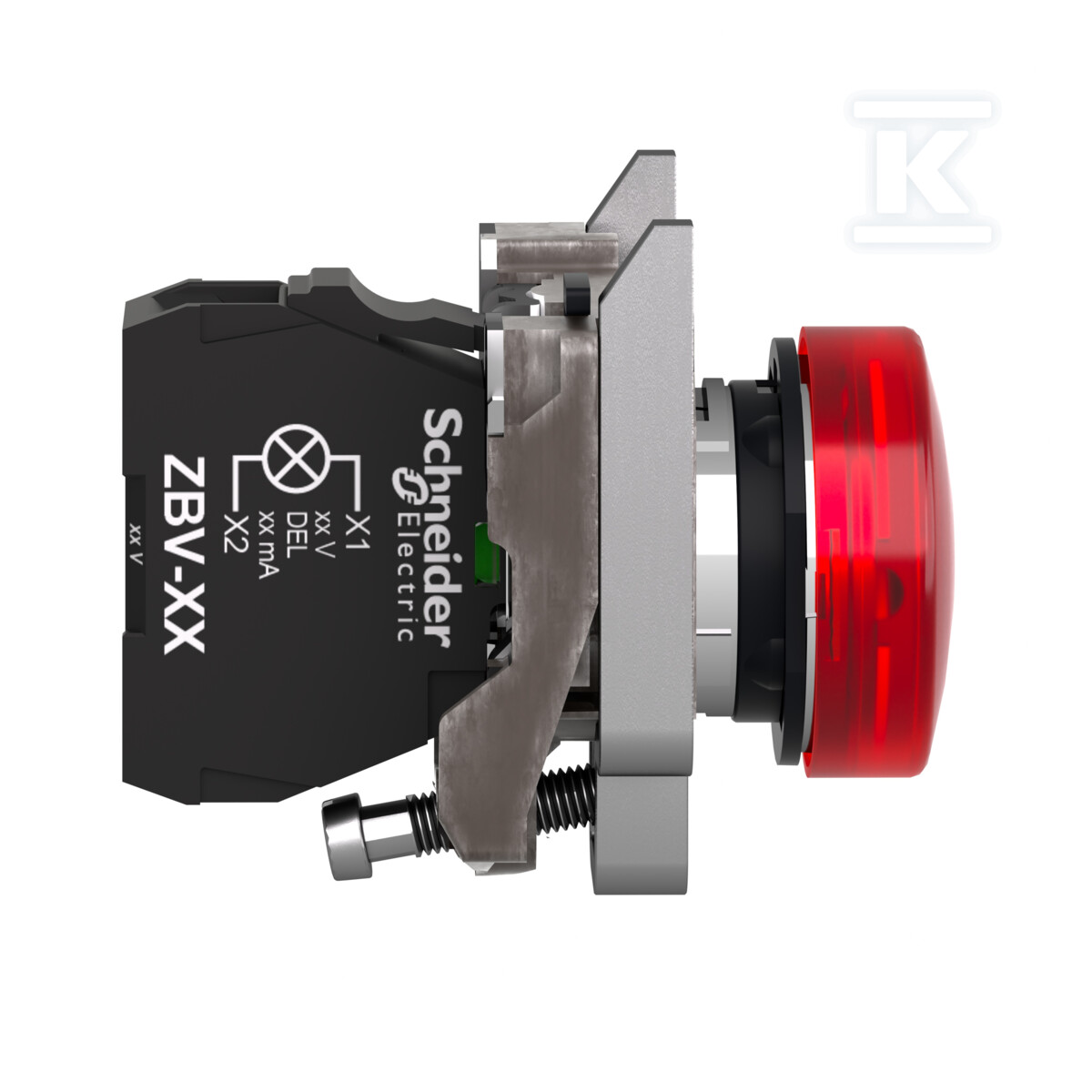 Lampka sygnalizacyjna czerwona LED 24V - XB4BVB4EX