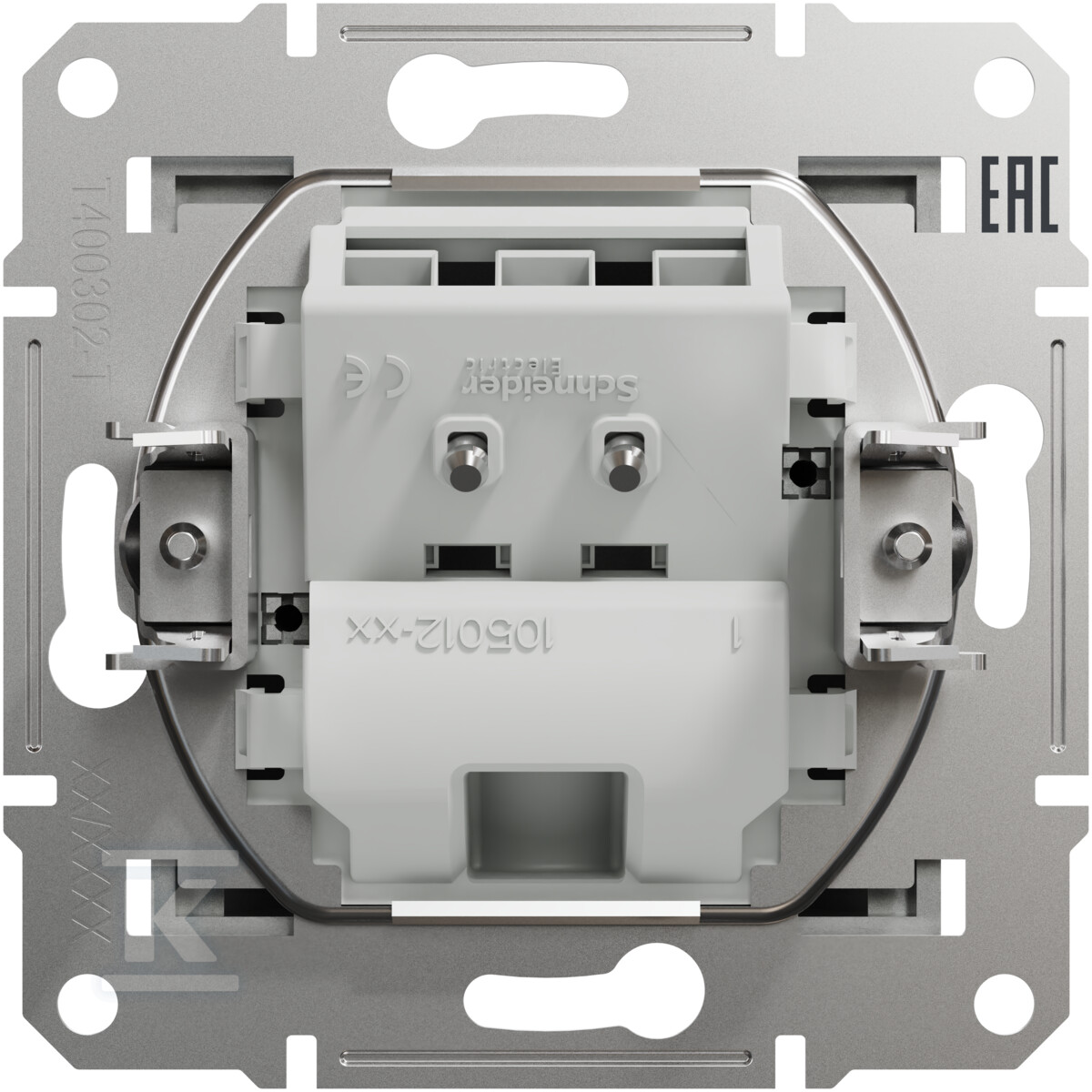 Wypust kablowy bez ramki, aluminium, - EPH5500161