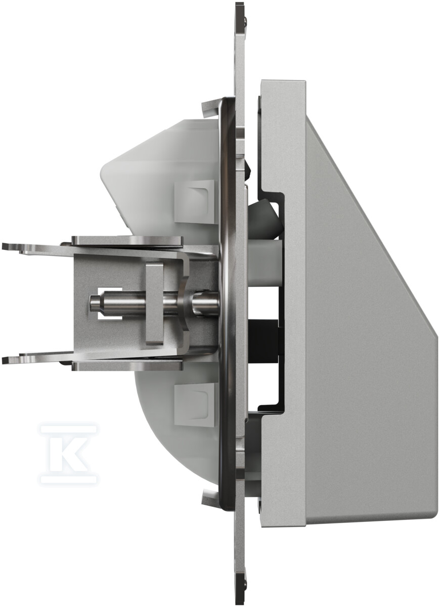 Wypust kablowy bez ramki, aluminium, - EPH5500161