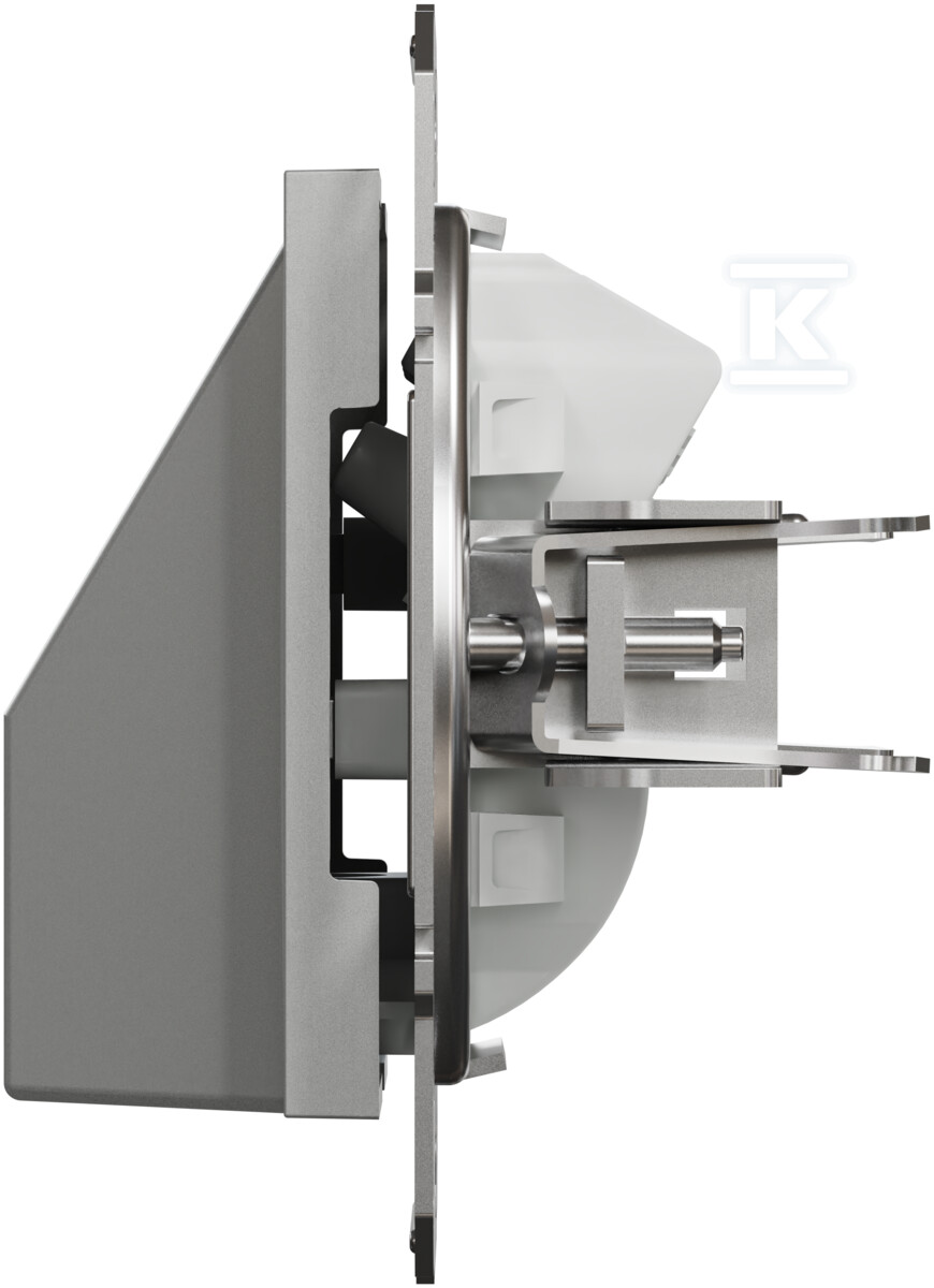 Wypust kablowy bez ramki, aluminium, - EPH5500161