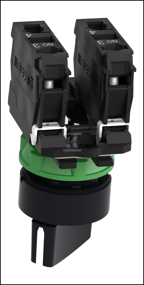 Перемикач коротка ручка, чорний, - XB5AD23