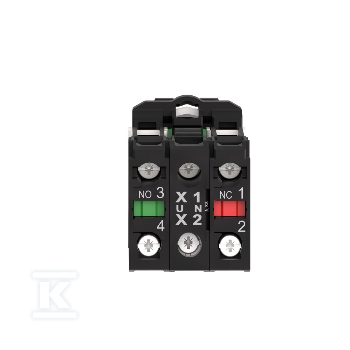 Interrupteur 2 positions vert LED 24V - XB5AK123B5