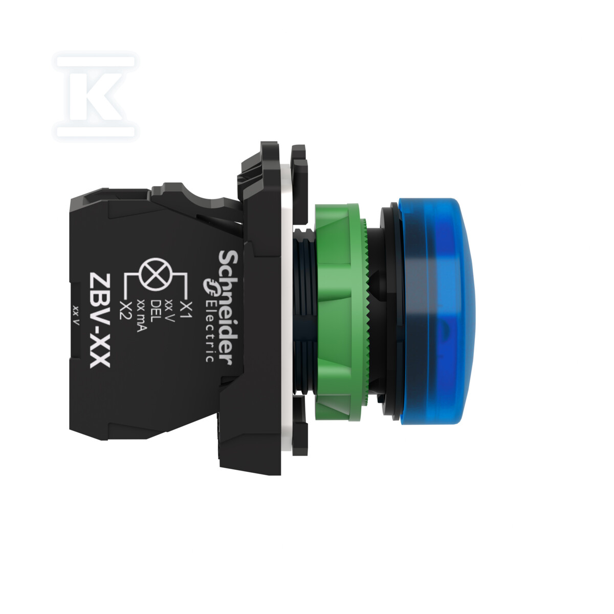 Luz de sinalização LED azul 24V de - XB5AVB6