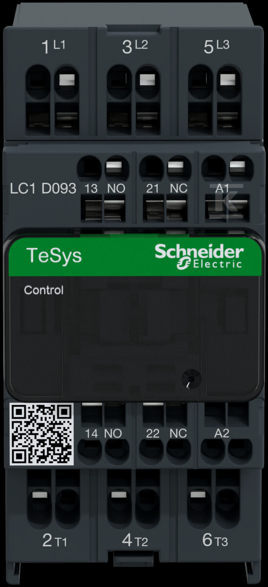 Контактор TeSys D AC3 9A 3P 1NO 1NC - LC1D093BL