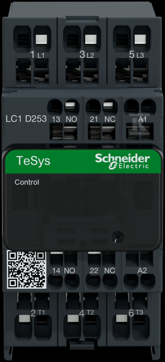 Контактор силовий TeSys D AC3 25A 3P - LC1D253P7