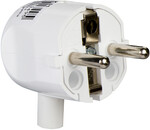 UniSchuko white angle plug