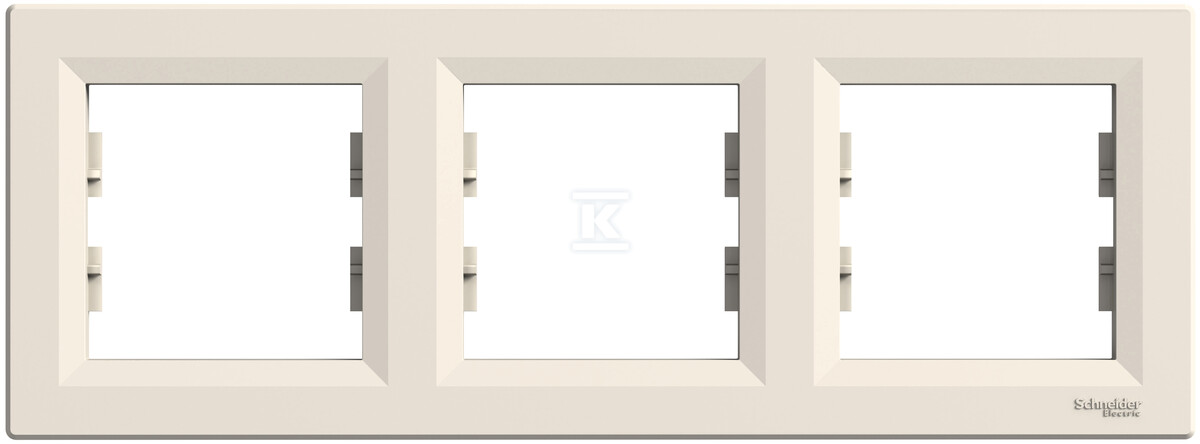 3-násobný horizontálny rám, krémová - EPH5800323