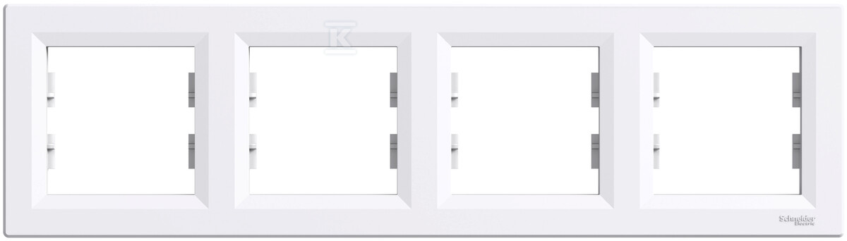 4-szeres vízszintes keret, fehér ASFORA - EPH5800421