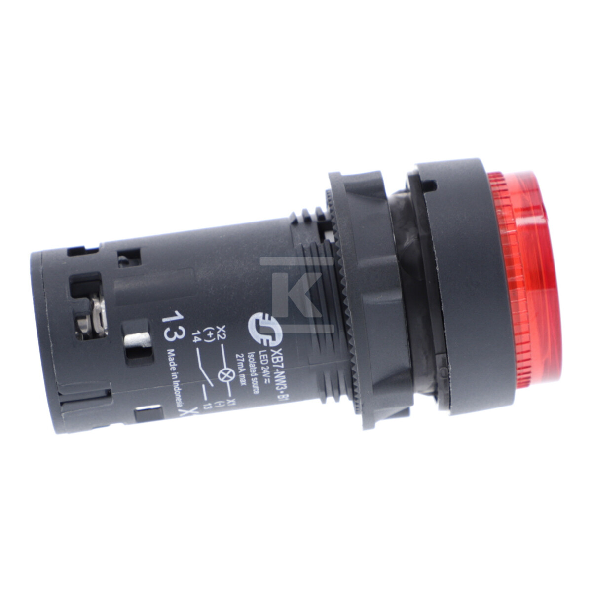 Botão vermelho com retorno automático - XB7NW34B1