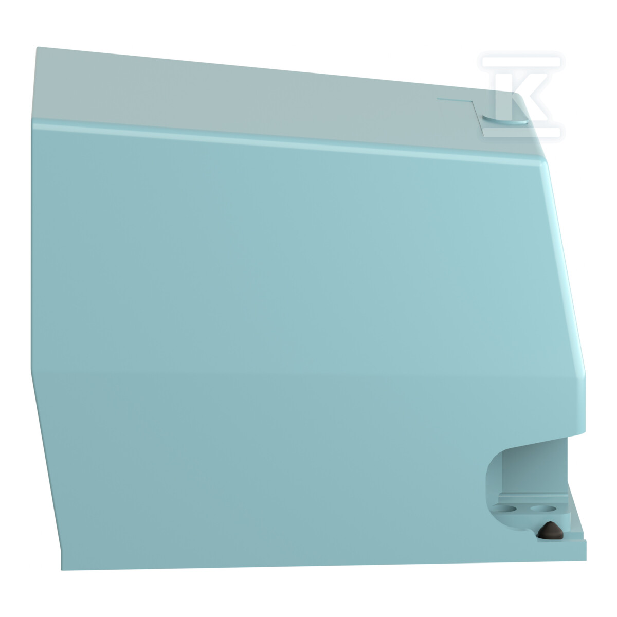 Перемикач одинарний з кришкою, синій - XPEM311