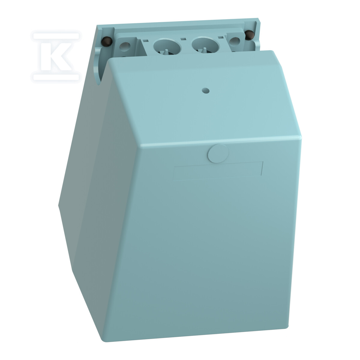 Перемикач одинарний з кришкою, синій - XPEM311