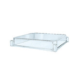 Pokrywa transparentna do PLS 270 x 270 x 45 mm