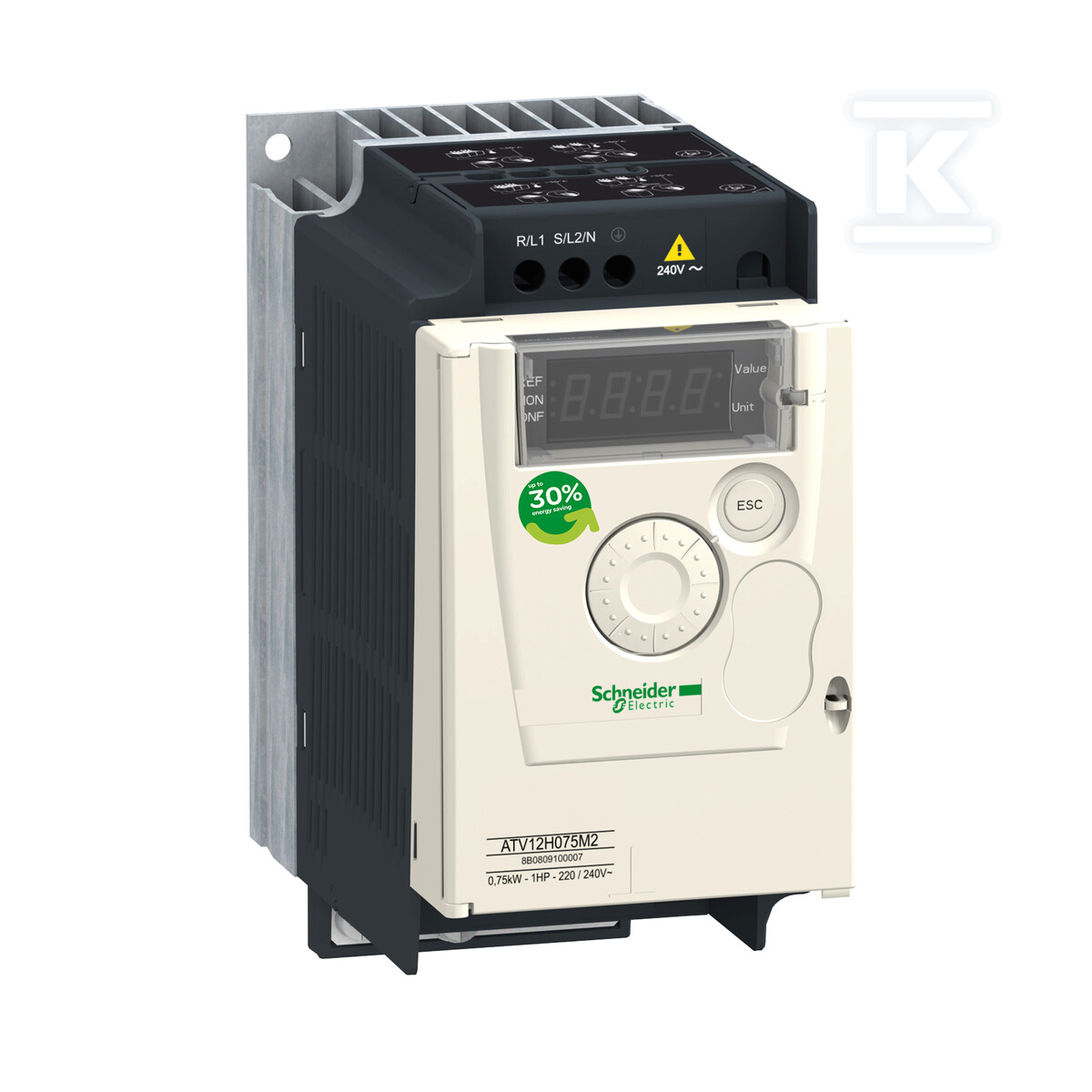 Altivar 12 inverter / inverter 0.75kW - ATV12H075M2