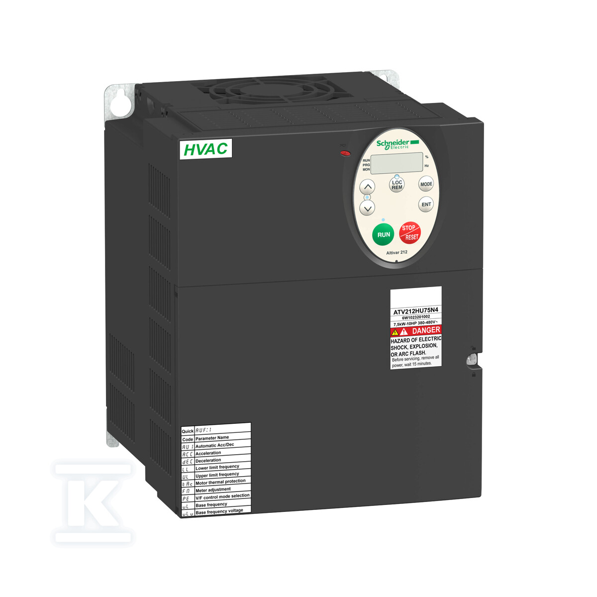 Altivar 212 HVAC 3 ~ 400VAC 11.0kW IP21 - ATV212HD11N4