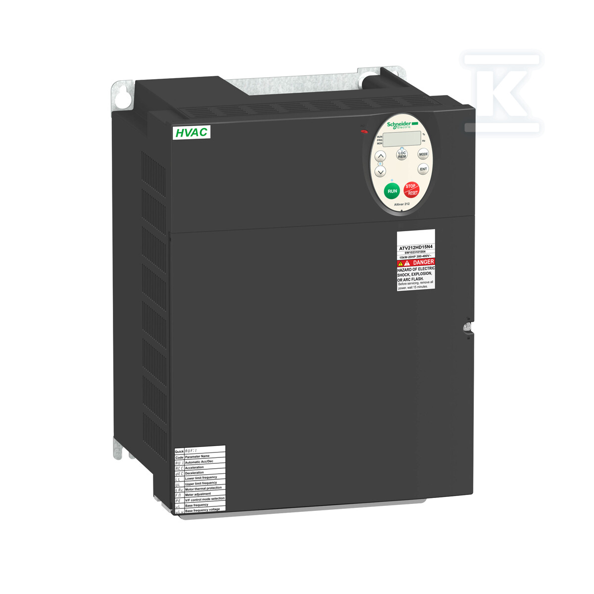 Altivar 212 HVAC 3 ~ 400VAC 18.5kW IP21 - ATV212HD18N4