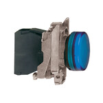 Lampka sygnalizacyjna niebieska LED 230-240V metalowy