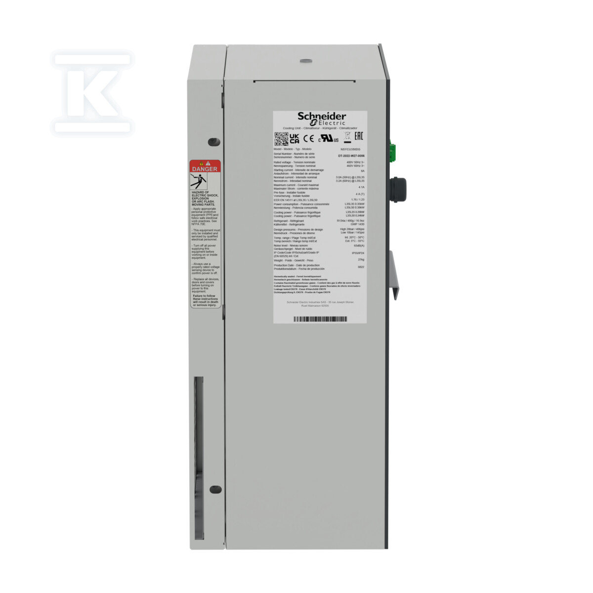 Klimatyzator boczny, Climasys CU, 350W, - NSYCU350DG