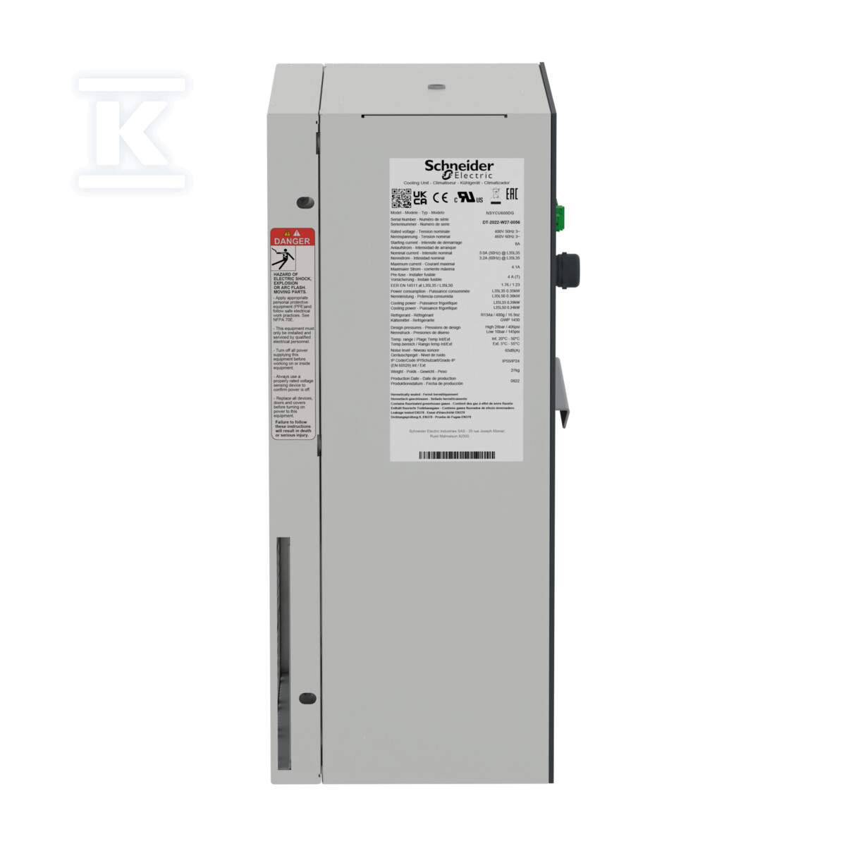 Klimatyzator boczny, Climasys CU, 600W, - NSYCU600DG
