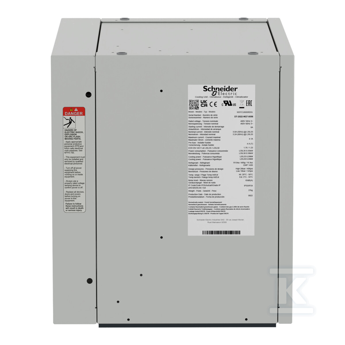 Klimatyzator dachowy, Climasys CU, - NSYCU600RDG