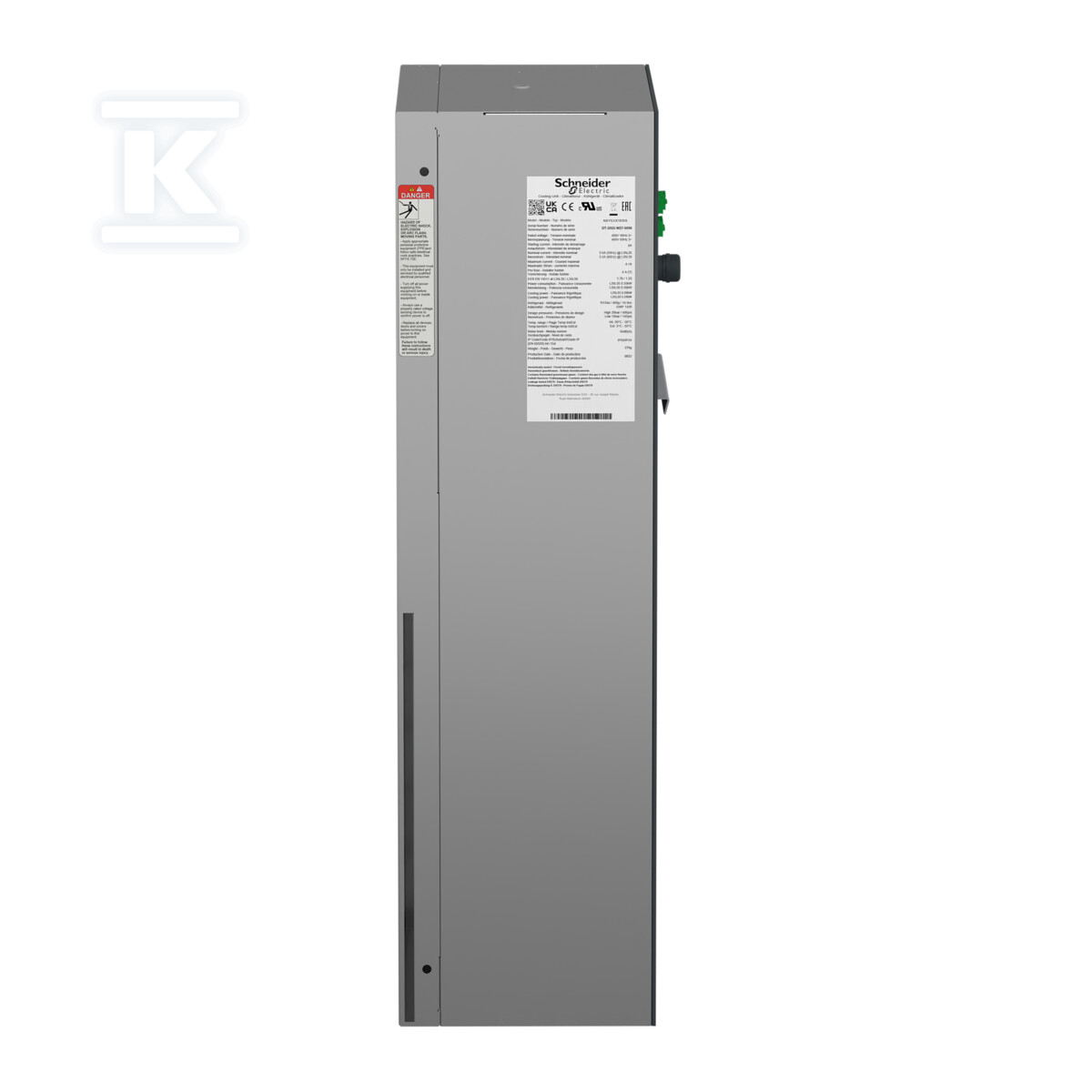 Klimatyzator boczny, Climasys CU, Stal - NSYCUX1KDG
