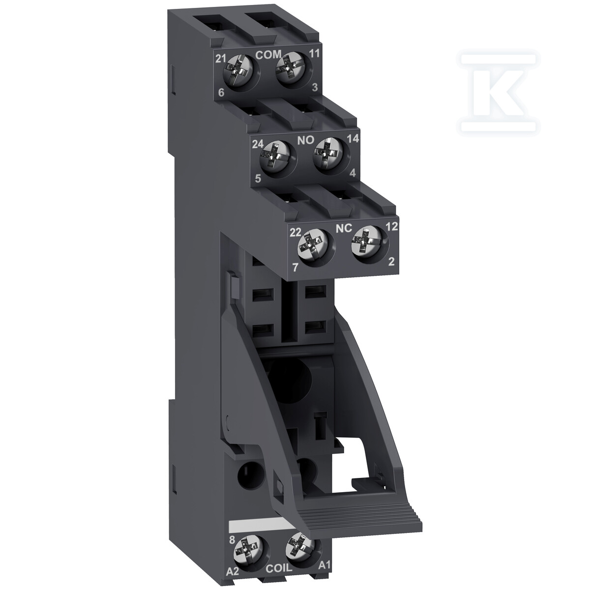 RGZ socket, 2 C/O 5A, 250V - RGZE1S48M