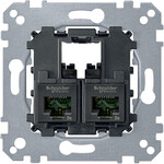 Mechanizm S-ONE 2xRJ45 kat 5E UTP MERTEN