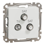 TV/SAT/SAT priză terminală (4dB), alb SEDNA DESIGN