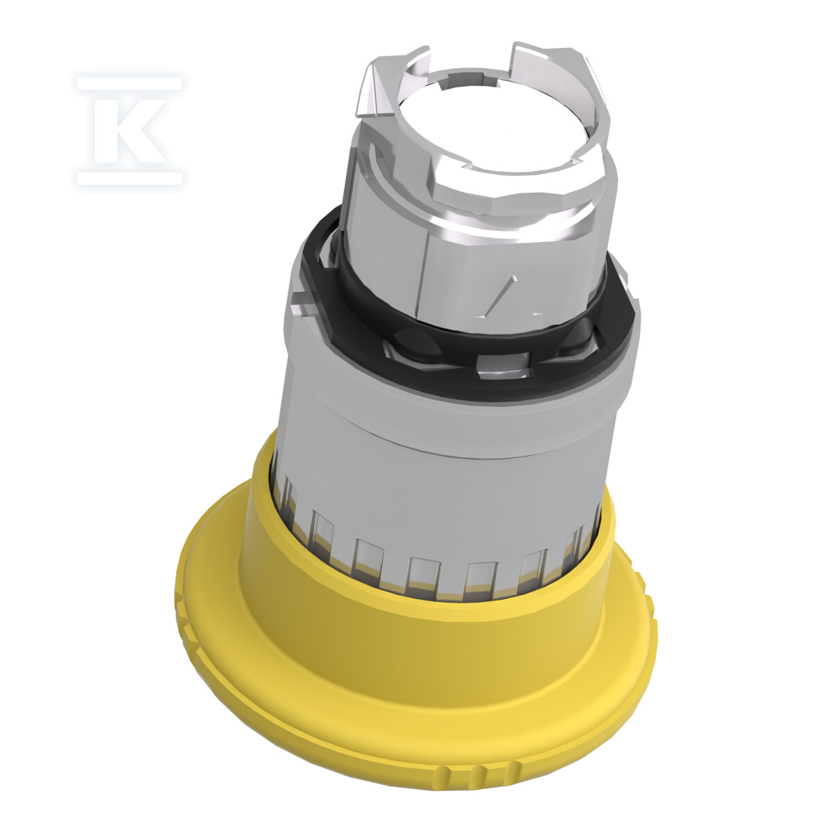 Жовтий ручний кнопковий привід ZB4BS55 - ZB4BS55