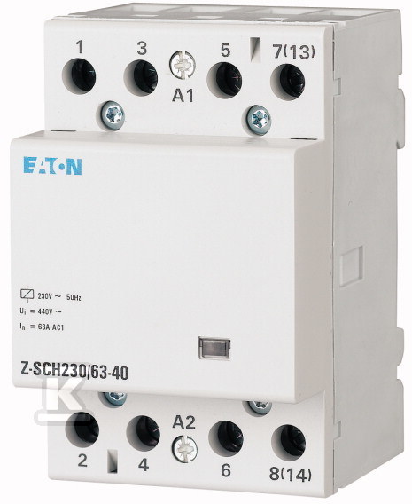 Installation contactor Z-SCH230/63-20 - 248859