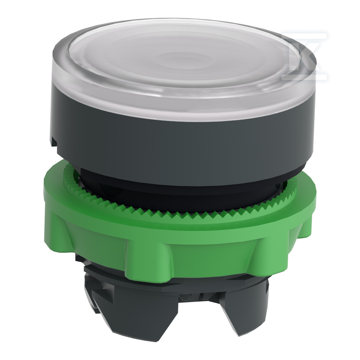 Cabeça de botão plana, push-push, - ZB5AH013