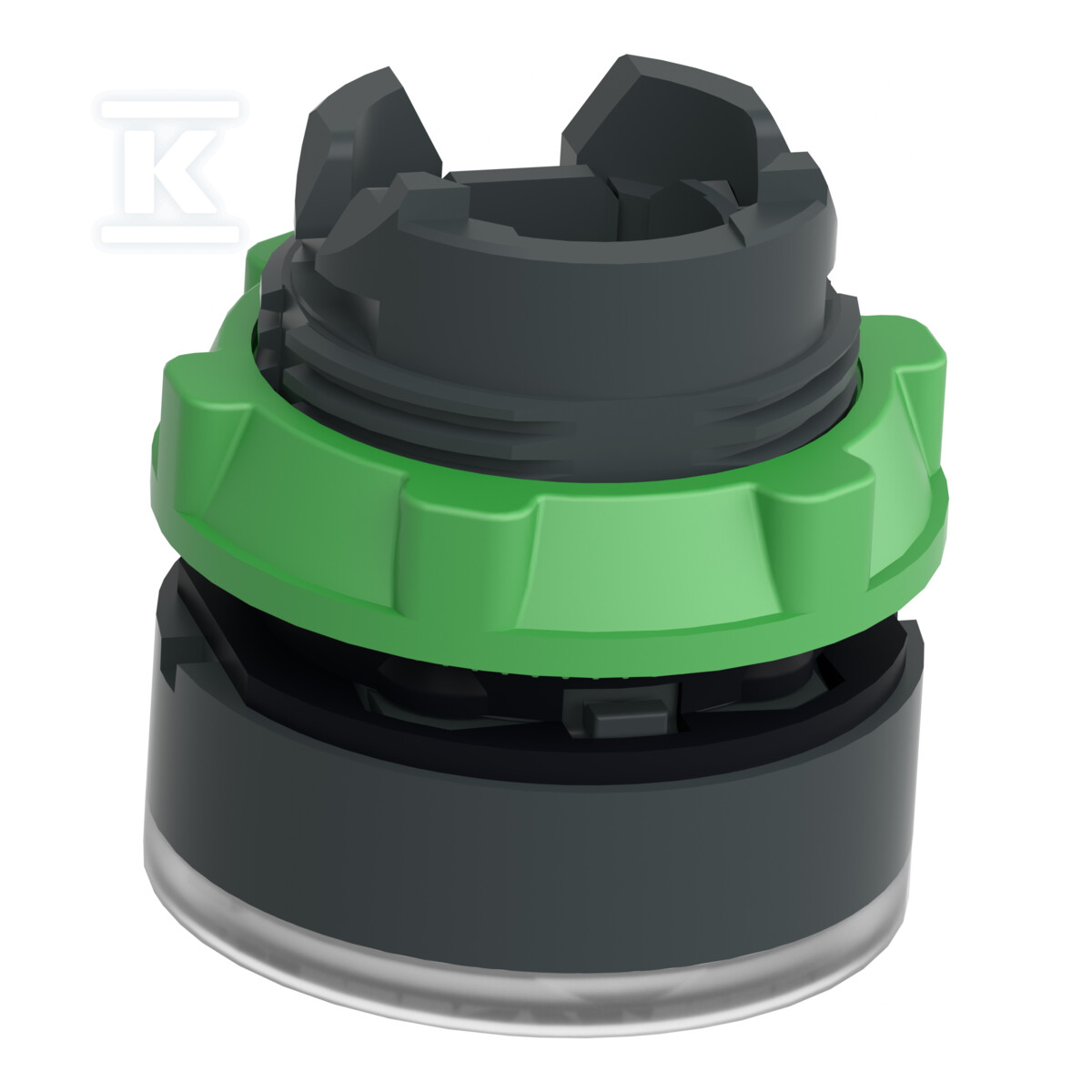 Cabeça de botão plana, push-push, - ZB5AH013