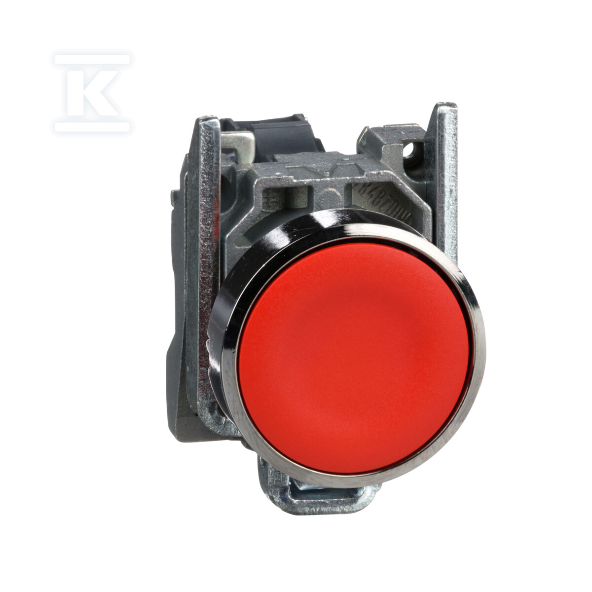 Przycisk kompletny czerwony kryty, - XB4BA42