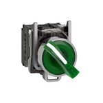 Przełącznik 2 pozycje zielony LED 110/120V metalowy stabilny 1NO + 1NC