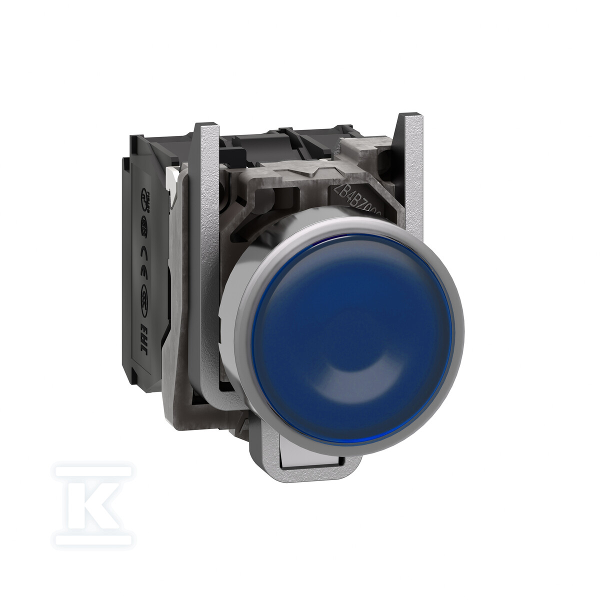 Botão plano azul LED 230/240V Harmony - XB4BW36M5
