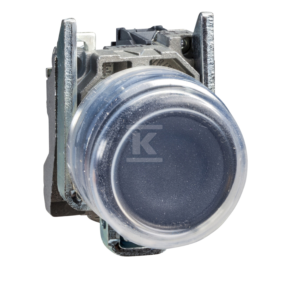 Black mushroom head push button - XB4BP21EX
